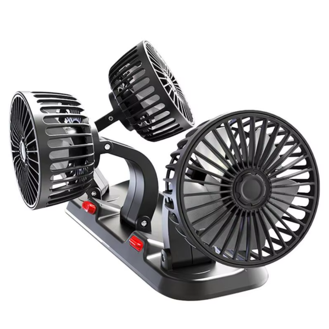Ventilador Para Vehículo Triple Cabezal