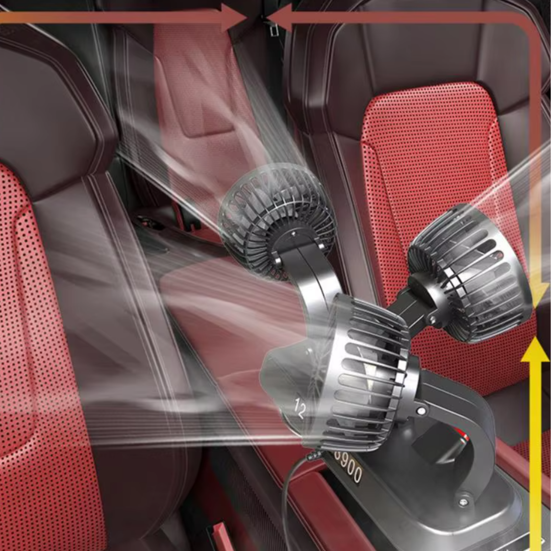Ventilador Para Vehículo Triple Cabezal