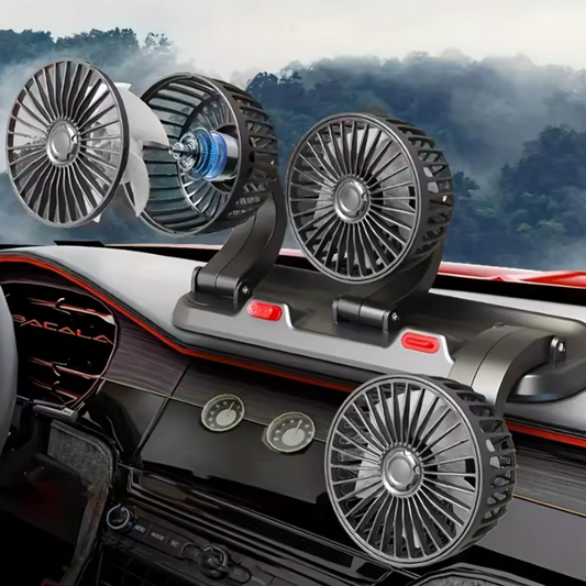 Ventilador Para Vehículo Triple Cabezal